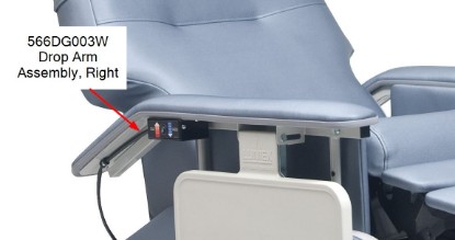 Picture of 566DG002W | Drop Arm Assembly, Left