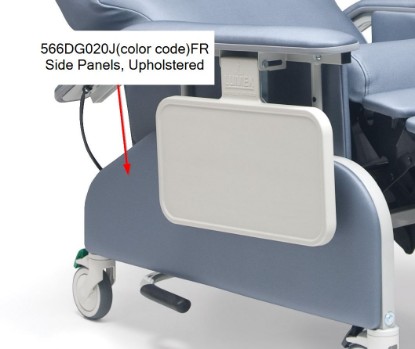 Picture of 566DG020J(color code)FR | Side Panels, Upholstered