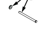 55792A002 | Hardware, Clevis Pin w Washer, Side Table
