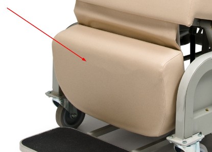 Picture of 58802U(color code)FR | Footrest, Upholstered