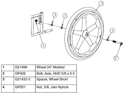 Picture of G21498-2 | Wheel Replacement Kit