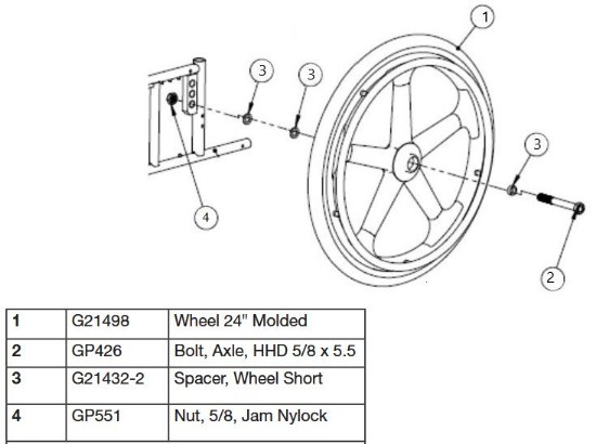 G21498-2 | Wheel Replacement Kit