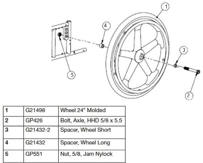 Picture of G21498-3 | Wheel Replacement Kit