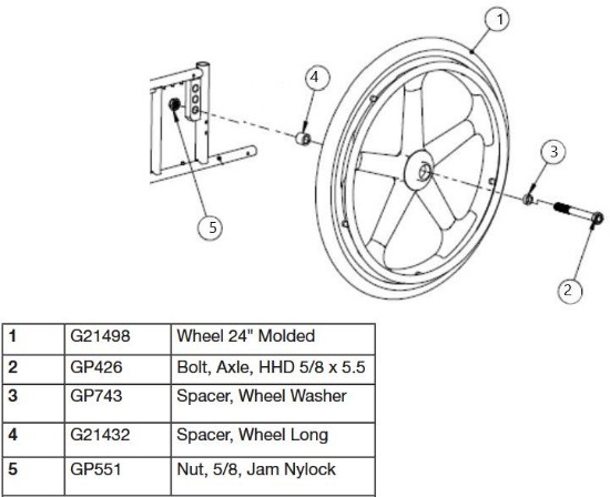 G21498-6 | Wheel Replacement Kit