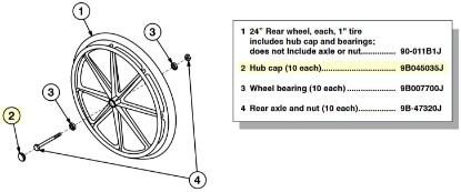 Picture of 9B045035J | Hub cap (10 each)