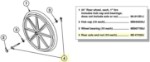 9B-47320J | Rear axle and nut (10 each)