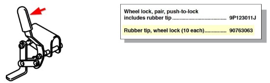 90763063 | Wheel Lock Tip 10/PK.