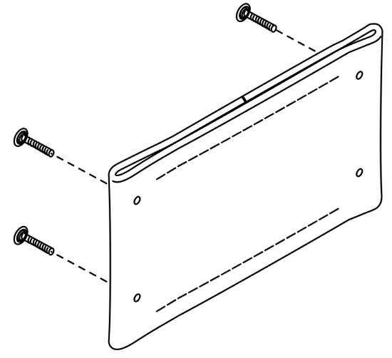 90H35061J | Back upholstery kit (16" & 19" back height)