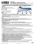 User Manual - PVC Shower Bed