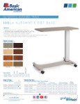 Product Sheet - Automatic Overbed Table Base