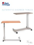 Product Sheet - Automatic Overbed Table