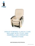 Assembly and Operating Instructions - Lumex® Pivot - Arm Clinical Care Power Recliner